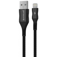 Кабель Proove Braided Scout USB to Lightning 2.4A 1m Black, 1101