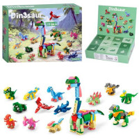 Конструктор 9106K12 (36шт) динозавр 2в1, адвент-календар, набір динозаврів, 12в2, в кор-ці, 24,5-18,
