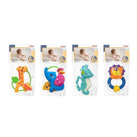 Брязкальце 8439-12 (600/2) 4 види, "Звірятко", брязкаючий елемент, в пакеті, ВИДАЄТЬСЯ ТІЛЬКИ МІКС В