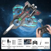 Літак S1 (12шт) р/к2,4G, акум, винищувач, 25,5см, світло, пінопласт+пластик, USBзарядне, 2 кольори,