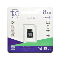 Карта памяті T&G micro SDHC 8GB class 10 (без адаптеров)