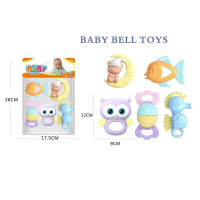 Набір брязкалець 508-108 (144/2) 5 штук, прорізувач, в пакеті