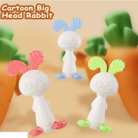 Брязкальце SD 47 (400) “Зайченятко”, висота: 10.3 см, гумові прорізувачі, елементи, що брязкають, в