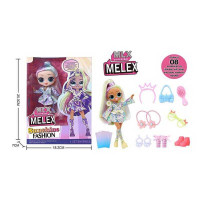 Лялька 880-1 (96/2) 16 см, шарнірні суглоби, аксесуари, взуття, в коробці