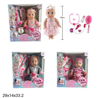 Пупс 35см YL1955K/L/M інтер-ний з набором лікаря,кліпає,горщик,муз.3в.кор.33,5*14,5*29 /12/