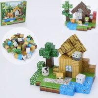 Конструктор 2013-2014 (9шт) магнітний, куб 2см, 99дет, 2 види, в кор-ці, 24-21-2,5см