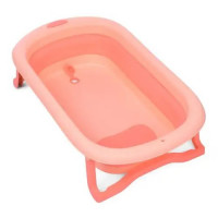 Ванночка ME 1108 BATH Pink (1шт) дитяча, силікон, складана, 78-49-21, рожевий