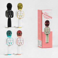 Мікрофон С 60085 (50) 4 види, 1200 mAh, TF Card, караоке, bluetooth, USB, колонка, в коробці, ВИДАЄТ