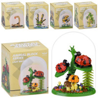 Конструктор MG1372A/B/C/D/F (60шт) комаха, колба, 5 видів, в кор-ці, 13-17-13см