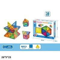 Конструктор магнітний JH60F 38дет.кор.26*5*23