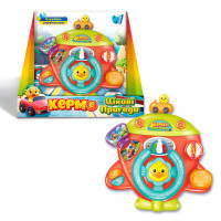 Музичне кермо 61847 "WToys", ОЗВУЧ УКР МОВОЮ,підсвіч.,звуки,вірш,3казки,6пісень
