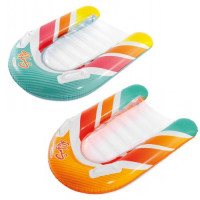 Плотик 58172 (12шт) надувний, Серфінг, 84х79см, навантаження до 40кг, вік 6+, 2 ручки, 2 повітряні к