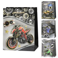 Пакет подарунковий паперовий L "Motorbike" 31*41.5*12см R33204-L