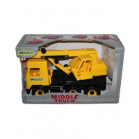 Авто "Middle truck" кран (жовтий) в коробці /39491