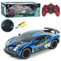 Машина SP6888-225B (8шт) р/к, акум,40см,світло, корпус не б'ється, гумові колеса, USBзарядне, 2 коль