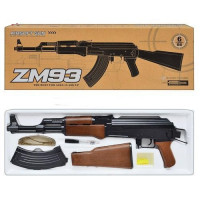 Автомат CYMA ZM93 с пульками,метал,очками кор.85*7*24