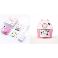 Фотоапарат-принтер C 72990 (24) фронтальна камера, type-C, роз’єм для SD-карти, фото, відео, плеєр,