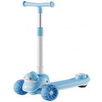 Самокат триколісний "Skyper" D-310/23 (6) колеса PU 125х40мм зі світлом, музика та підсвічування пла