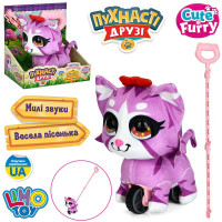 Тварина M 6245 I UA (18шт) кіт, 19см, каталка на палці (65см), музика(укр), пісня, звук, плюш, на ба