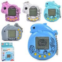 Тамагочі 158A-41-42-43, 5,5-5-2см, звук, ч/б екран, 3 види/мікс кольрів, бат(табл), в ко