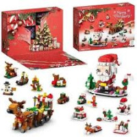 Конструктор арт. 8972-2 (32шт) адвент-календар "Merry Christmas" у короб.26*20*5,5см