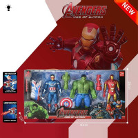 Набір героїв 3099-16 (72/2)  3 фігурки, висота: 17 см, підсвічування, рухомі кінцівки, голова оберта