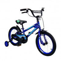 Велосипед дитячий 2-х коліс.12'' 211207 (1 шт) Like2bike Rider, синій, рама сталь, зі дзвінком, руч.