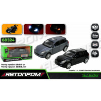 Машина мет. АВТОПРОМ арт. 68324 (48шт/2) 1:32  Porsche Cayenne S ,батар, світло,звук,відкр..двері, к