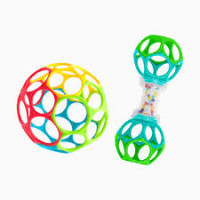 Брязкальце Oball 303 набір гантелька+шар,3кол.кор.24*10*16 /60/