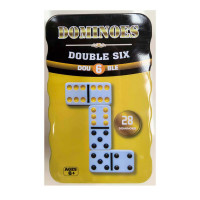 Доміно 20015B (36шт) 28шт (пластик), в кор-ці(метал), 15-9,5-2,5см