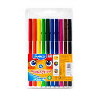 Фломастери 10 кольорів Super Washable,1690-10,ТМ "Marco"