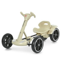 Електрокарт M 6072EBR-13 (1шт) р/к2,4G, 1мотори35W, 1акум6V4AH, EVA, BLUETOOTH, музика, світло, беже