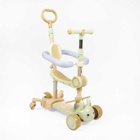 Самокат триколісний 5 в 1 "Skyper" CM-8088/47 (6) колеса PU 120х28мм зі світлом, музика та підсвічув