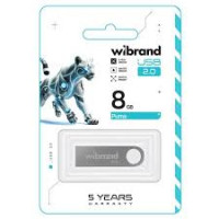 Флешка USB Wibrand Puma 8Gb Silver,1527