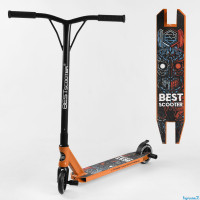 Самокат трюкових Best Scooter 18378 (1) HIC-система, Пегі, алюмінієвий диск і дека, колеса PU d-110м