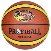 Мяч баскетбольный EV 8801-1 (30шт) 12панелей, резина, 580-600г, в кор-ке