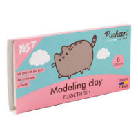 Пластилін 6 кол. 120г "Yes" /540651/ "Pusheen" (1/40)