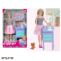 Лялька Kaibibi 29см WG132 з тваринками та аксес.кор.32*6,5*20 /60/