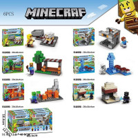 Конструктор  арт. 81003B, MINECRAFT  6шт у дисплей боксі 40,5*12,8*16,4см