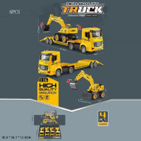 Трейлер автовоз 711-24A з будтехнікою інерц.4шт.в кор.39,7*12*35,8 /12/48/