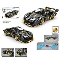 Конструктор KY 1060 (12) “Автомобіль”, 522 елементи, інерційний механізм, в коробці