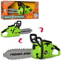 Бензопила М 5502 (24шт) 40см, звук, рухома стрічка, на батарейках, в коробці
