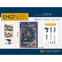 Набір інструментів МТ 6-5 (96/2) 13 елементів, механічний дриль, аксесуари, на листі