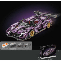 Конструктор на радіокеруванні 7607 M (24/2) “Машина”, кількість елементів: 1220, розмір 37х19х10 см,