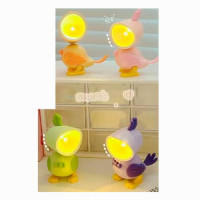 Лампа MK 5658 (72шт) пташка, 8см, магнітна фіксація, в кор-ці, бат(табл), 12шт(4кольори)в дисплеї,