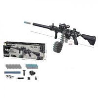 Автомат M635-1 м'які кулі-присоски 30шт, прицел, окуляри,85см