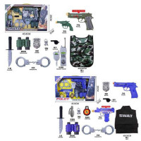 Набір амуніції JS011A-JC012A (12шт) 10 предметів, звук, світло, на бат-ці (табл), 2 види в кор-ці, 4