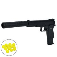 Пістолет K2011-K+ (60шт) 32см, пластикові кулі, у пакеті, 18-23-3см
