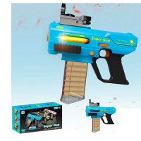 Автомат 503 (24шт) 28см, акум, прицел, світло, м'які кулі-присоски 12шт, USBзарядне, в кор-ці, 29-19