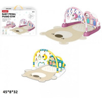 Килимок з ігр.центром 56088A/59031A ведмедик батар.муз.світ.2кол.кор.45*8*32 /12/